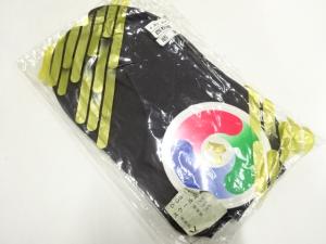 未使用品　黒足袋(25センチ・4枚コハゼ)